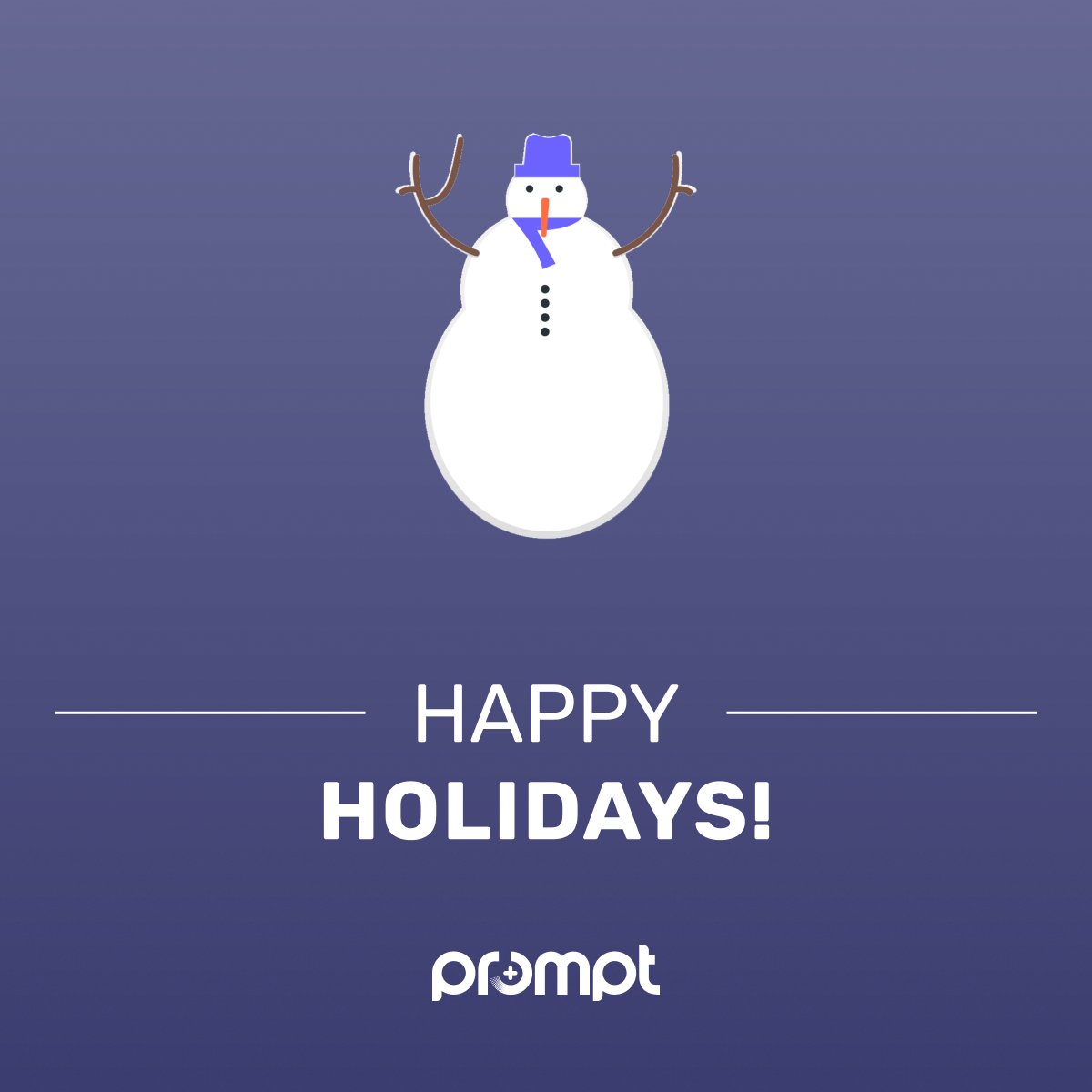 Wishing everyone a joyful Holiday Season and a prosperous New Year! From our Prompt family to yours, Happy Holidays! #promptemr #holidayseason