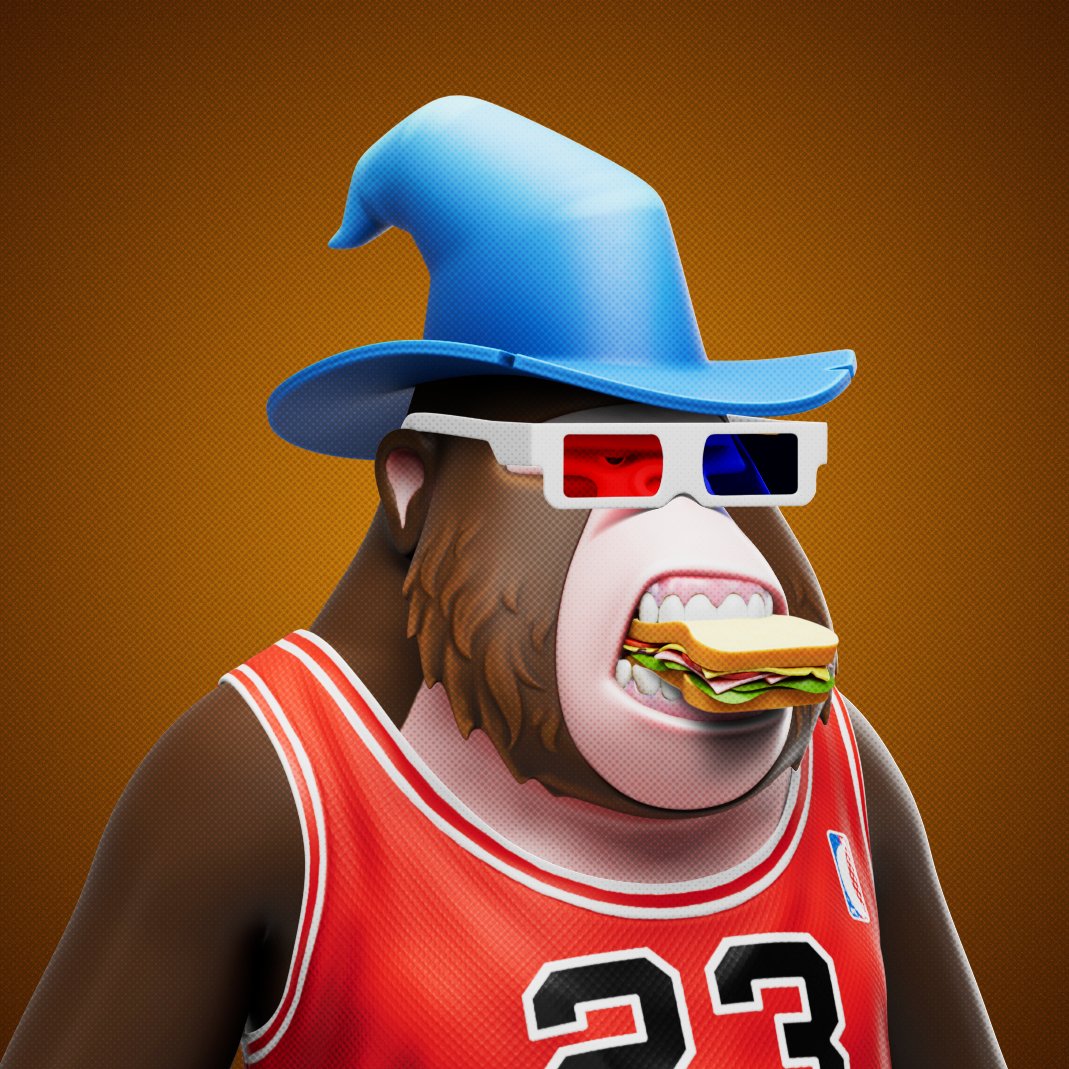 intern_trader's tweet photo. What is UP @DegenApeAcademy , @DegenDAOO, @DegenApeMafia, @DAA_HK !!! I am SO HYPED to be here with my ape, MAGIC JORDAN, to enroll.
 
Shoutout @NBA, @Jumpman23, and @Heir_Company, I am ONLY selling this to MJ23 HIMSELF!

WHASSUP @knox_trades @ApeddaddyRick @monoliff!!! https://t.co/TDNOrL3fKi