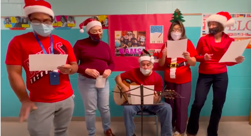 DodgeParkES's tweet photo. Happy Holidays from the ESOL Department. Enjoy the holiday greeting song written by Carlos Huerta and sung by the ESOL Team!
https://t.co/pXnGhziWiR https://t.co/kNxwkQc7s2