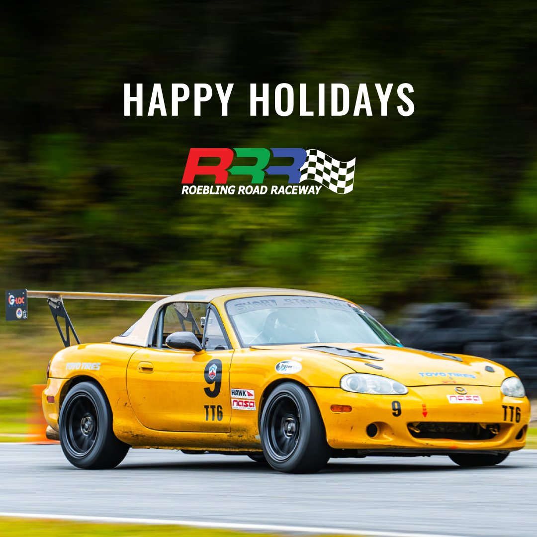 The staff at Roebling Road Raceway wishes all our racers, volunteers, vendors, friends, and family a healthy and happy holiday season! 🏎🏍☃️
- - - -
📸Mr Lo Photography