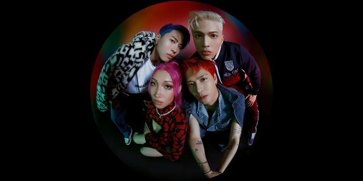 group_promote's tweet photo. PANTHEPACK is a 4-member co-ed project hip-hop group under Team Wang. The group consists of Jackson Wang, Karencici, J.Sheon, and ICE. They debuted in October 9, 2021 with single “Gut Feeling”.

#kpop #KpopTwitter #kpoplove #underrated  #jacksonwang #musicagainstdepression #love https://t.co/ve8SKckyBe