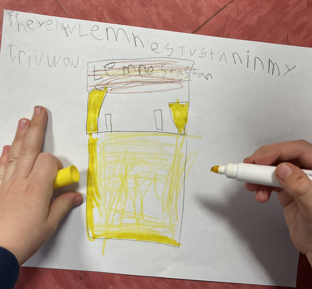 Day 4 of STREAM camp is in the books! Today we became entrepreneurs and learned about running a lemonade stand. These K-2 students worked so hard and absolutely LOVED testing out different lemonades! Product 1: an illustration of a lemonade stand. <a href="/BCE_Bucks/">Brown's Chapel Elem</a> 
 #RCSSTREAM2021