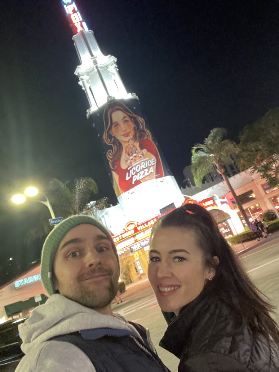 nickuhas's tweet photo. I saw a screening of  #LicoricePizza and thought the movie was super fun…it’s quirky and weird and a genuine way, def worth the time to watch!! https://t.co/QfAV5R1DOW