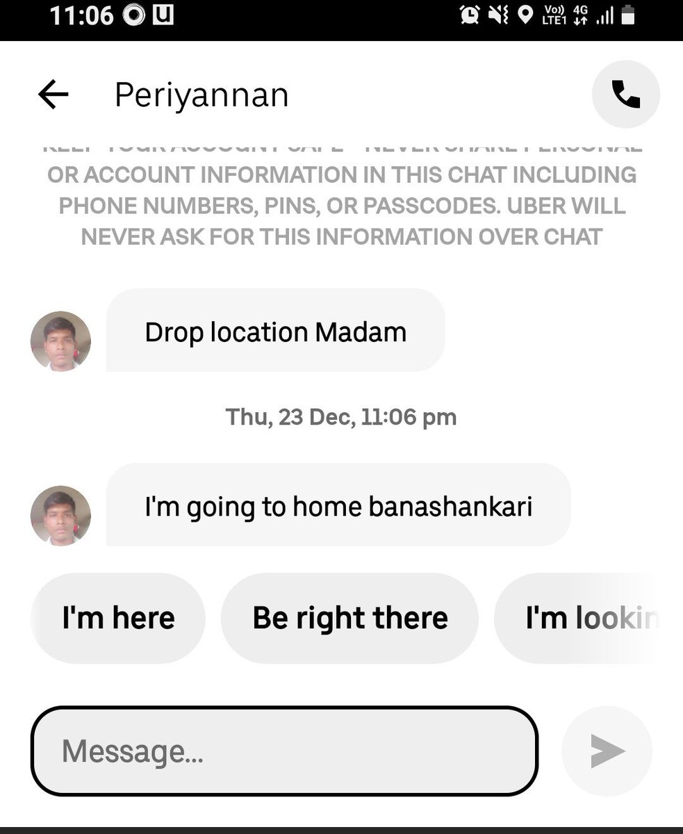 Sangujii's tweet photo. @UberINSupport @Uber Are you guys a bus service now? Where do I find the schedules?
I gave this guy my destination and he canceled. :/ https://t.co/HYkWqlMLv2