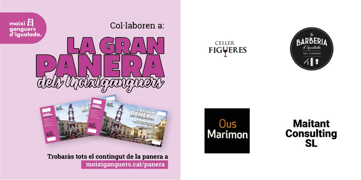 moixiganguers's tweet photo. No t'ha tocat la rifa de Nadal?

No pateixis, amb la Grossa et pot tocar la #MegaPanera.

Encara pots comprar números i endur-te regals de tots aquests comerços... I molts més!

https://t.co/ysT57eAMA1 https://t.co/vgfQnwcKRo
