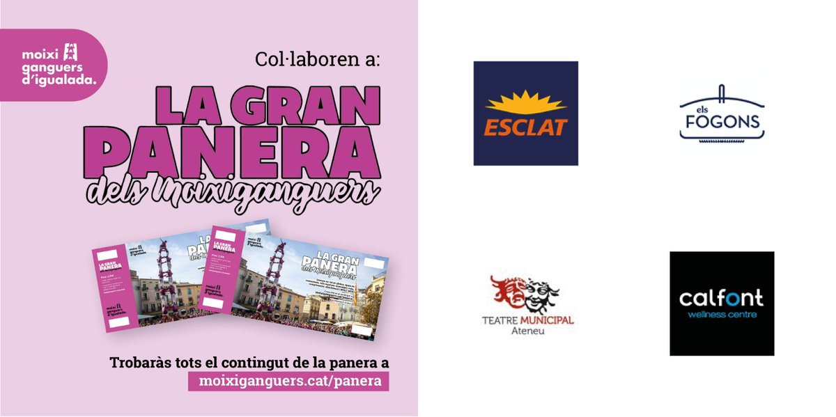 moixiganguers's tweet photo. No t'ha tocat la rifa de Nadal?

No pateixis, amb la Grossa et pot tocar la #MegaPanera.

Encara pots comprar números i endur-te regals de tots aquests comerços... I molts més!

https://t.co/ysT57eAMA1 https://t.co/vgfQnwcKRo