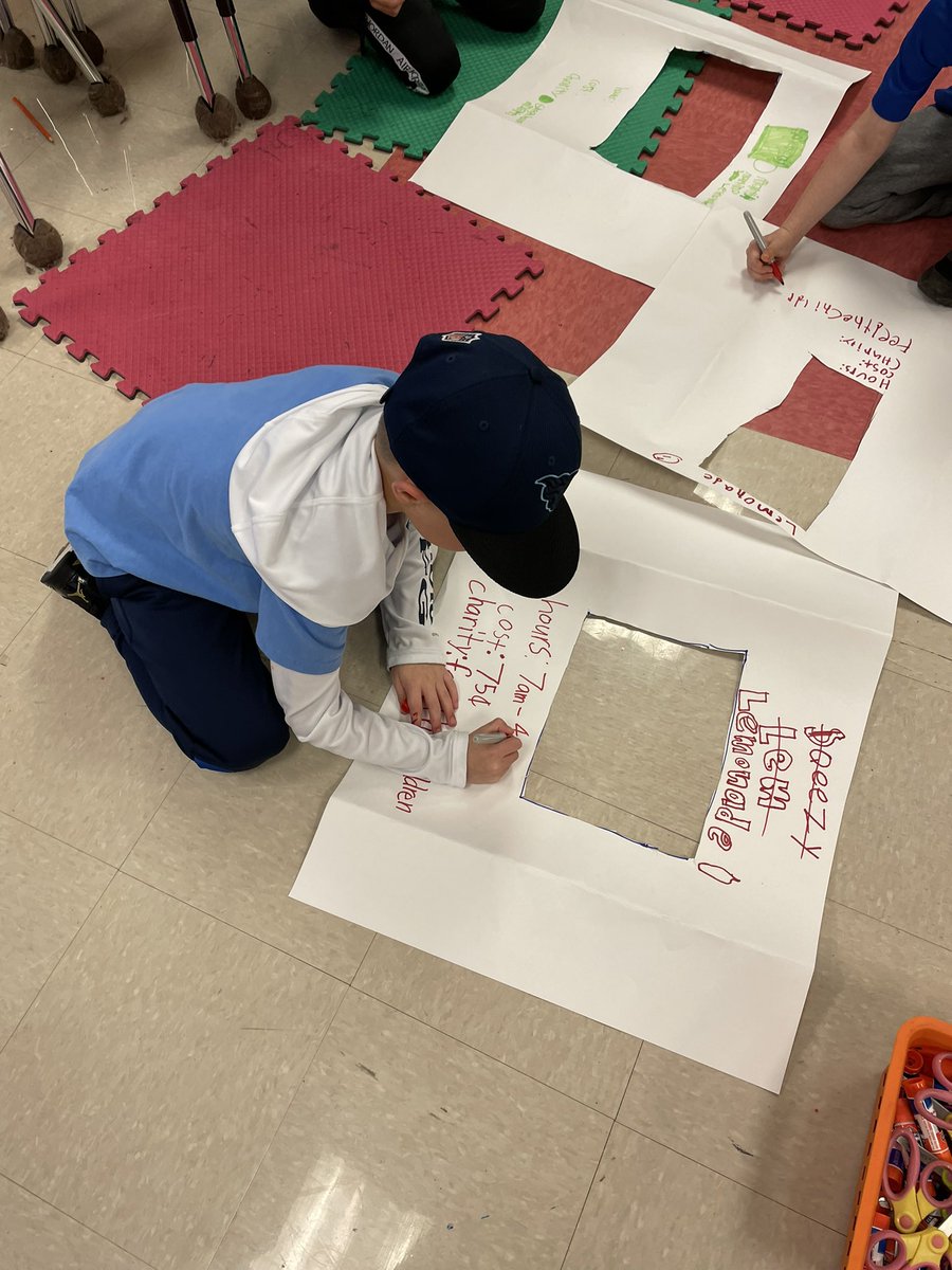 MrsPulkBCE's tweet photo. STREAM Camp day 4, product 3: budgeting. We learned $50 is NOT a lot of money to get a business started. Product 4: choosing a charity to donate our funds too and creating a lemonade stand. @BCE_Bucks #RCSSTREAM2021 https://t.co/4nJKkYvmAh
