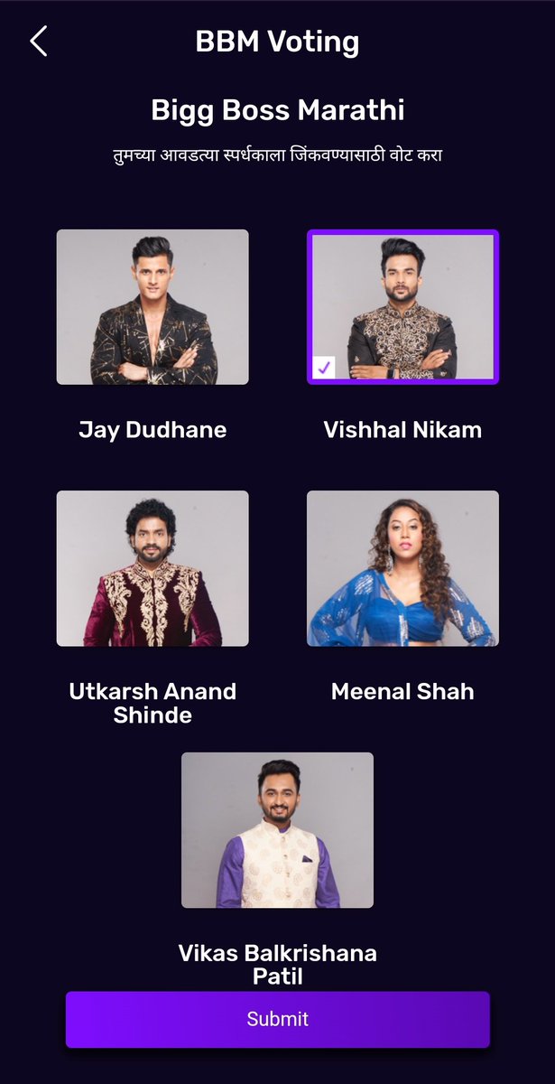 Can you all plz vote for #VishhalNikam to make him win #BiggBossMarathi 

its final voting plz do vote for him you all