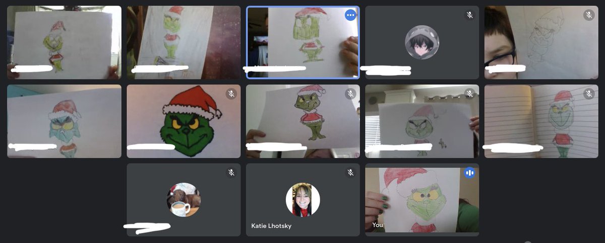 LhotskyK's tweet photo. Blooket and “How to Draw” holiday fun in 5th and 6th grade today 💙🤍 https://t.co/8v7FLHcyQI