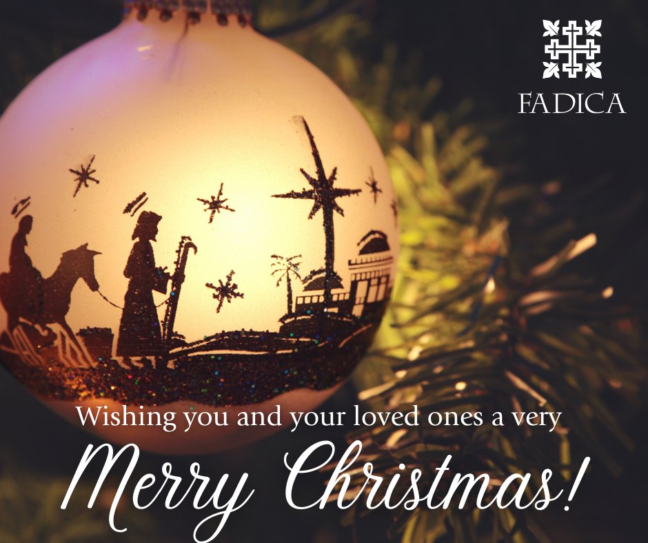FADICAnetwork's tweet photo. We wish everyone in our FADICA family and beyond a safe and blessed Christmas! https://t.co/sXojcMLIou