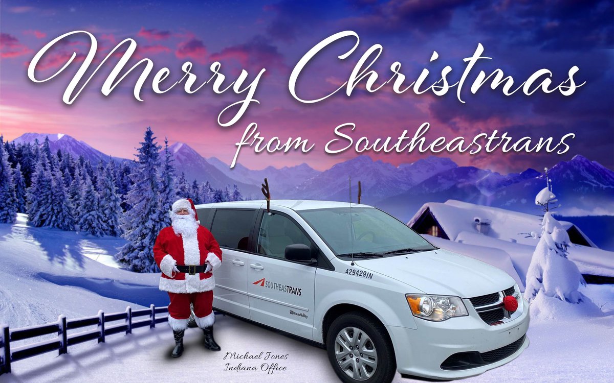 Spreading a little holiday cheer to everyone from Southeastrans and a special friend🎅. Enjoy family and friends and be safe!