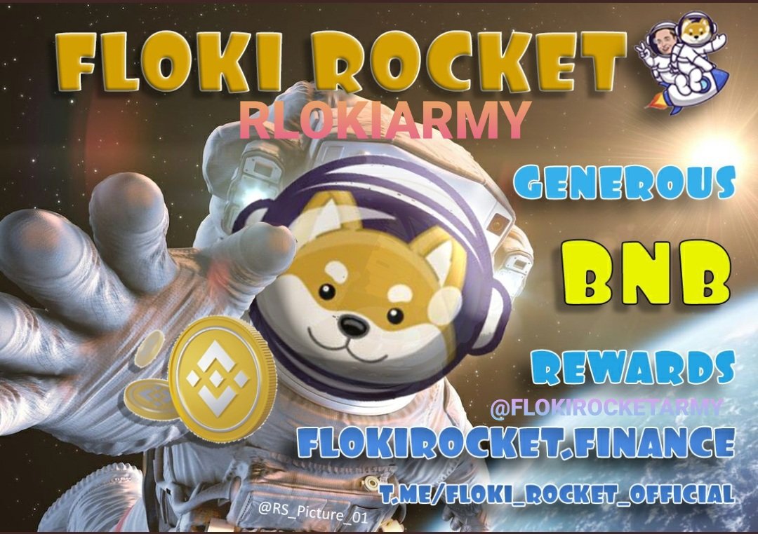 ELRONDGANG2's tweet photo. Quand le #BTC reprend des couleurs, notre #FlokiRocket en fait de même. #GoToTheMoon 🚀 avec toute ma #RLOKIARMY 
#BNB rewards 
#ShibaKILLER https://t.co/RIMgrI6CFV