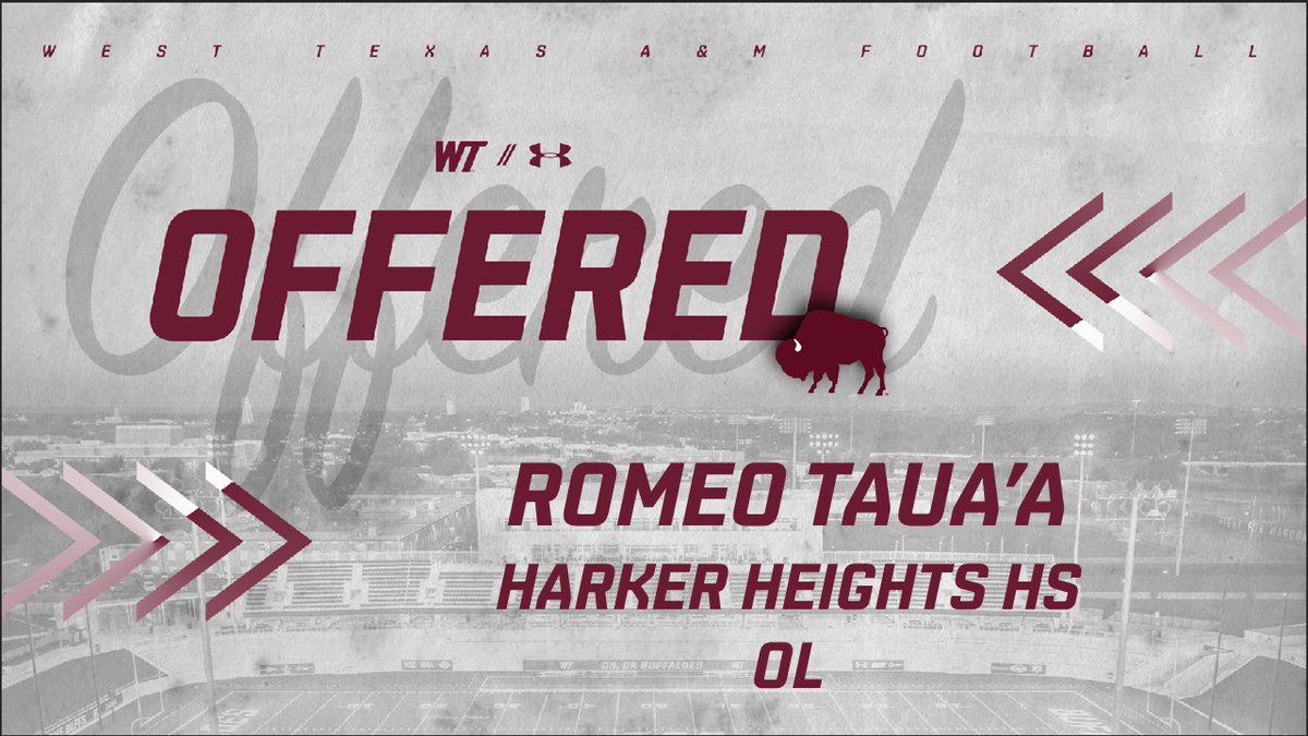 All Glory To God ! Blessed to receive an offer to play at West Texas A&amp;M University. <a href="/Coach_HunterH/">Hunter Hughes</a>