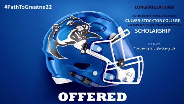 Blessed to have received an offer from Culver-Stockton College!💯🏈 thank you <a href="/CoachCutshaw/">Roy Cutshaw Jr</a> for the offer! <a href="/caffeyjbhs/">Coach CaffeyJBHS Football</a> <a href="/JBHSFalconFB/">CoachGilly0911</a> @CoachFitz772 @MilesHunter29