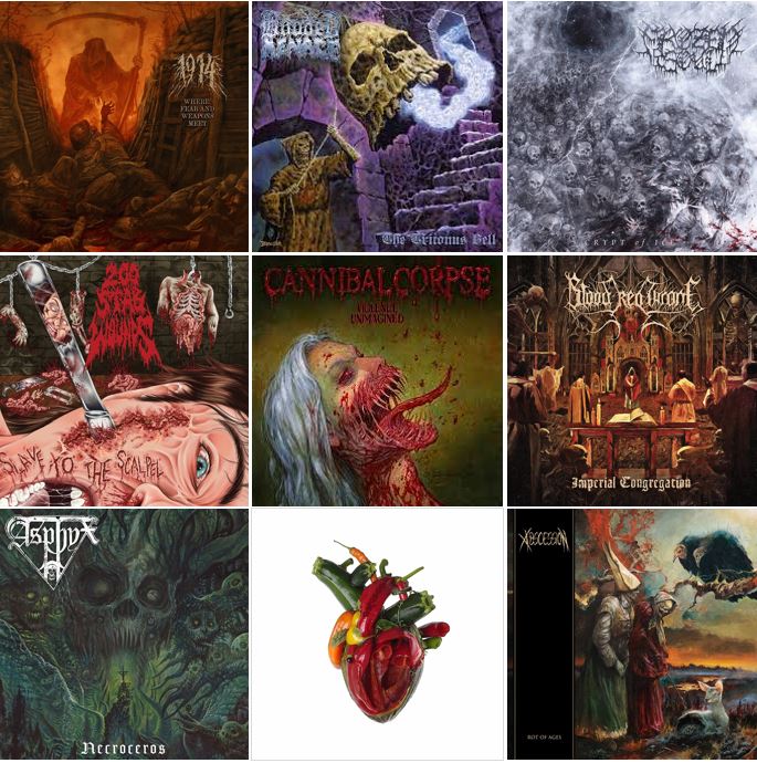 MetalGuardianes's tweet photo. 🔥⚔️🔥⚔️⬇️⬇️
TOP #DeathMetal #BlackenedDeath #DoomDeath
#1914
#HoodedMenace
@Frozensoultx
@200StabWounds
@CorpseOfficial
@BloodRedThroneO
#Asphyx
@CarcassBand
#Abscession
https://t.co/IwcqrNhJd3
🔥⚔️🔥⚔️⬇️⬇️ https://t.co/0Jp7P7WOi9