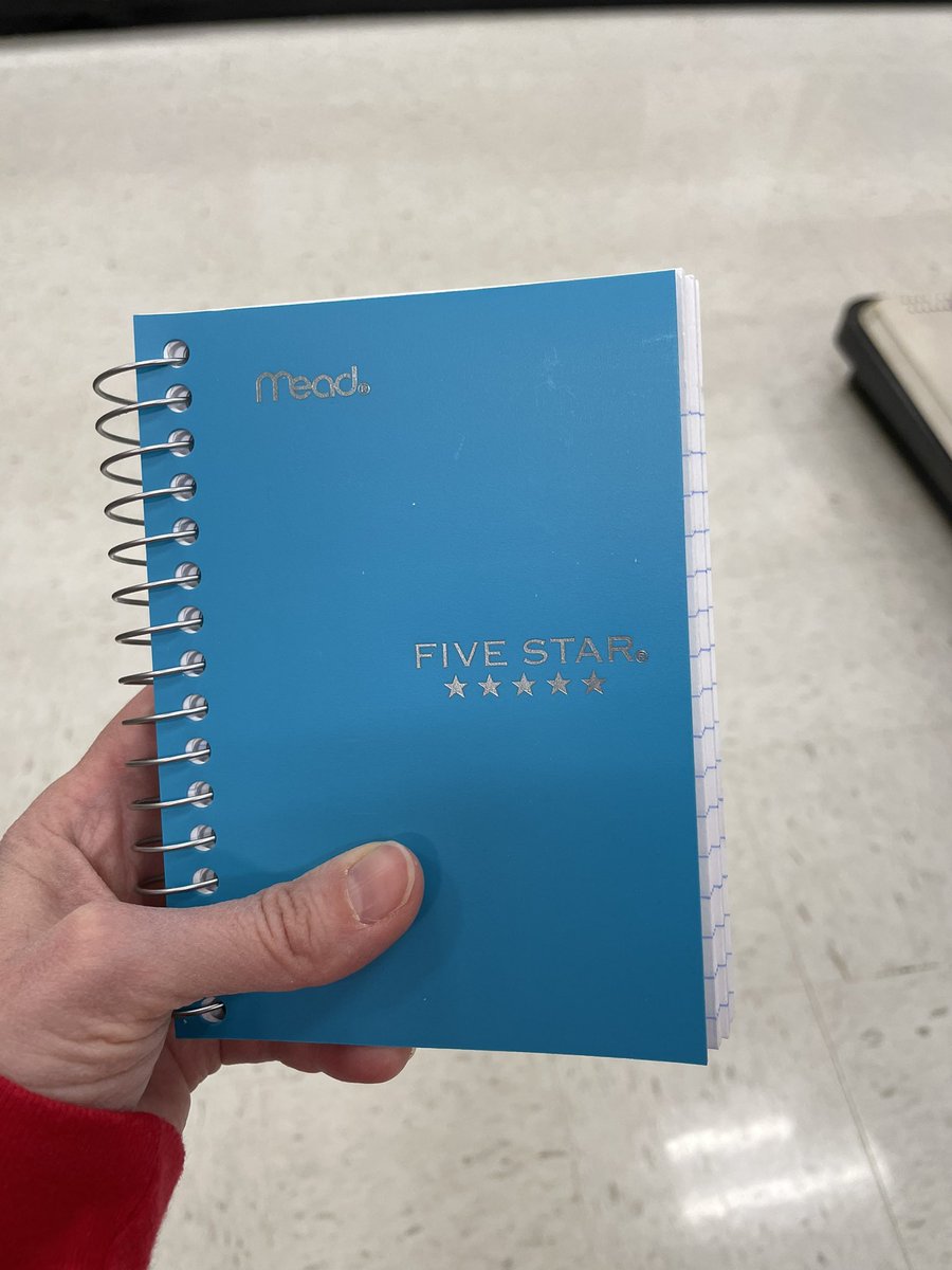 anniebdonahue's tweet photo. @ACCOBrands Wow. Blast from the past. Doing a little Christmas shopping and I saw these notebooks. This is what I tracked my homework in 20-30 years ago. https://t.co/47ZAIYv9Qo