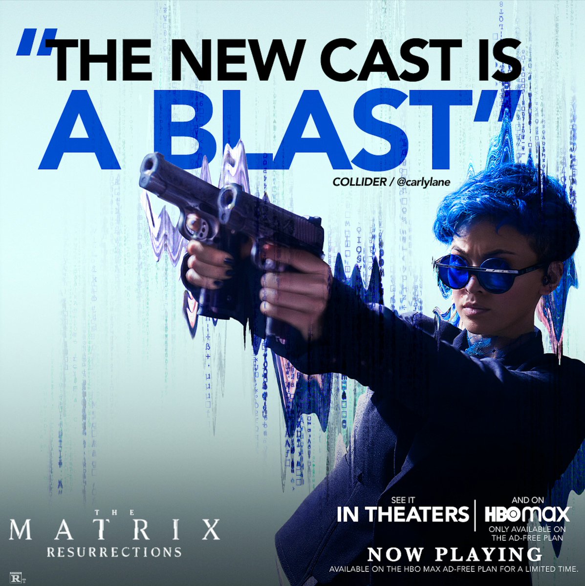 We're celebrating the new cast in the new year. #TheMatrix Resurrections is now playing in theaters and on HBO Max. Get tickets: WhatIsTheMatrix.com