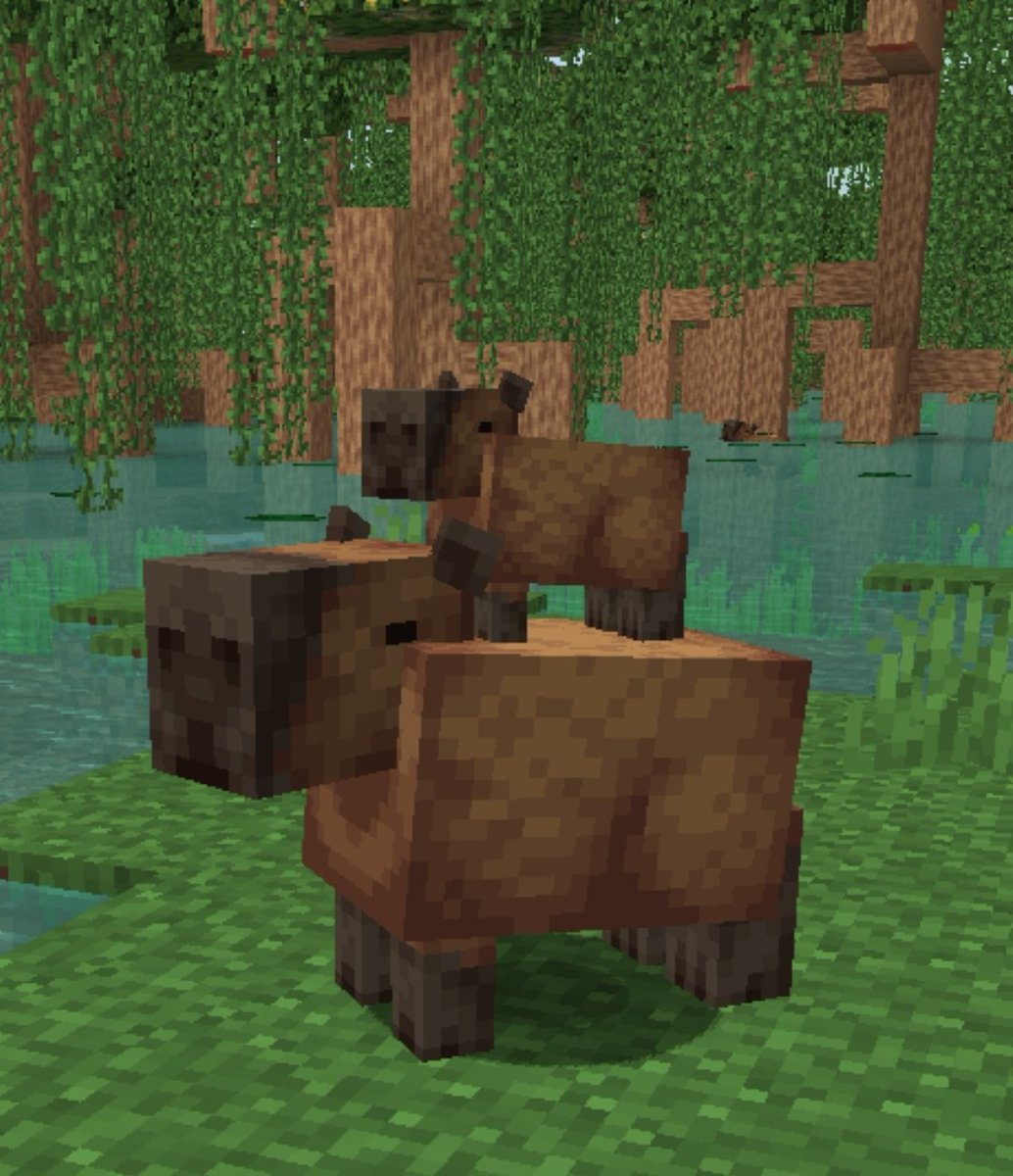 Capybara in Minecraft