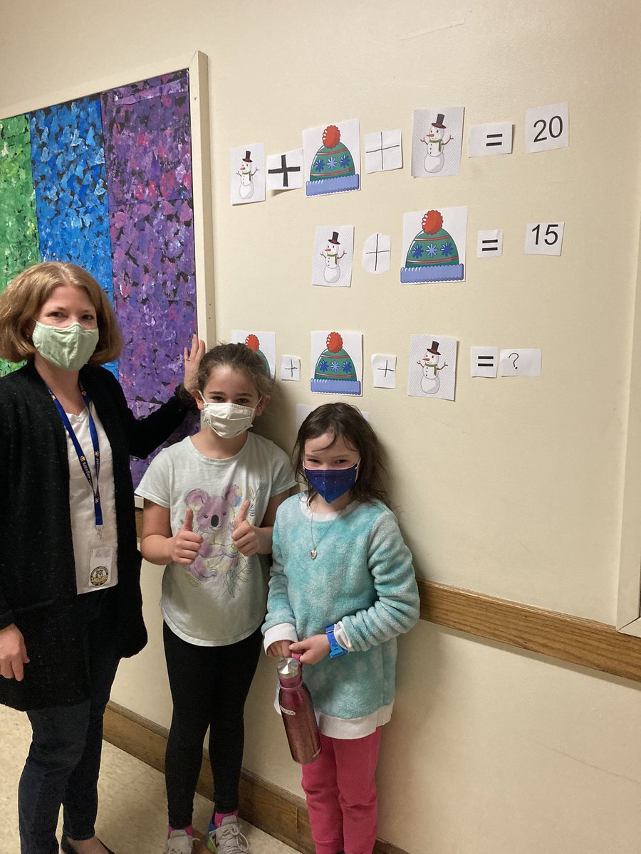 Can you solve this winter math logic problem?  Mrs. Stillman caught these third graders doing some awesome  reasoning!  #JohnsonJags <a href="/natickps/">Natick Public Schools</a>