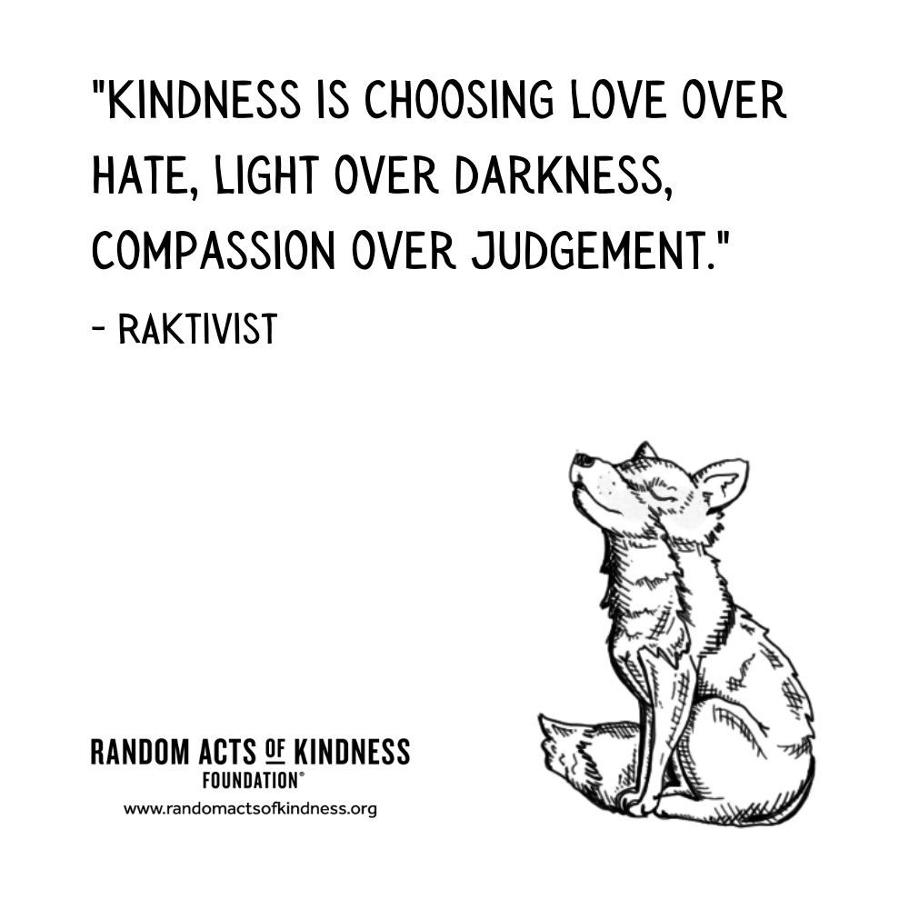 RAKFoundation's tweet photo. Kindness is choosing love over hate, light over darkness. ☀

https://t.co/TSRzUe3S60 https://t.co/awMWP2eOT1