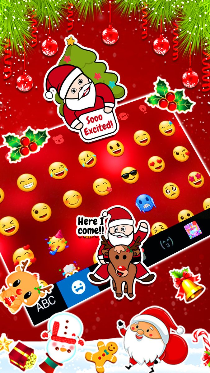 KikaKeyboard's tweet photo. Merry Christmas from KIKA. Enjoy a Kika Christmas with this 𝓯𝓮𝓼𝓽𝓲𝓿𝓮 theme. 
https://t.co/0xxdbujgN2

ⓂⒺⓇⓇⓎ  ⒸⒽⓇⒾⓈⓉⓂⒶⓈ  

#christmas #santa #sayitwithkika https://t.co/U2VUJJmY9G