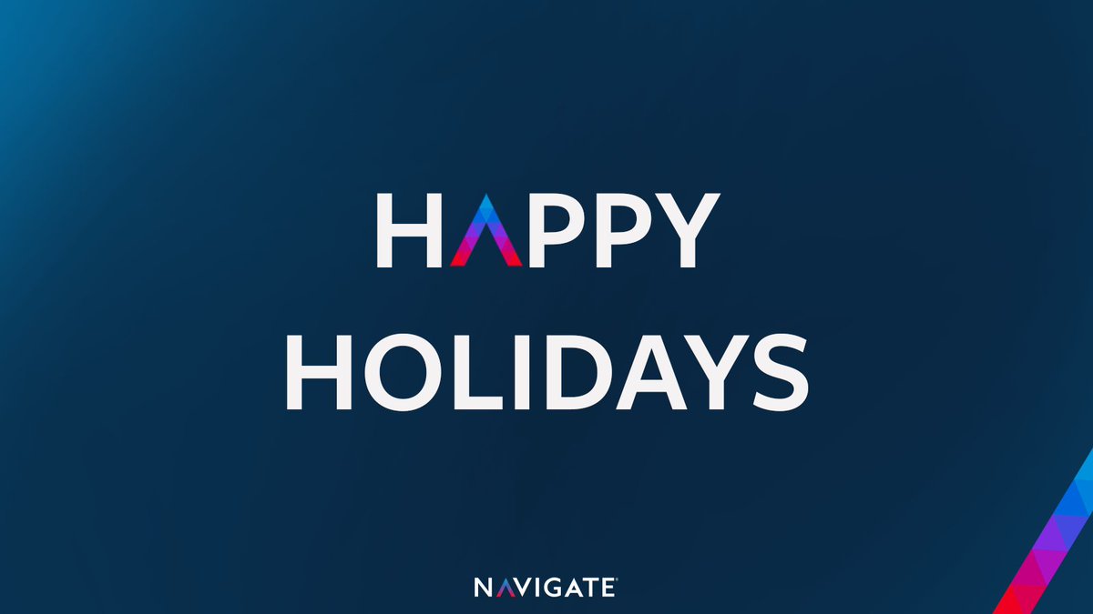 NVGTInsights's tweet photo. Grateful for 2021 and the milestones we were able to accomplish with our team and clients!

May the New Year bring health and happiness to you and your family - warm wishes from the entire Navigate team this holiday season 🥂 https://t.co/GSHGlaqURy
