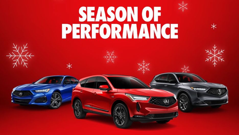 AcuraSoCal's tweet photo. 'Tis the season to gift yourself or a loved one a new Acura SUV or Sedan for a great price during Acura Season of Performance! You can visit your local Acura dealer today to learn more about our special offers! https://t.co/mtu9HgzAPh https://t.co/LNLq0ZvAAA