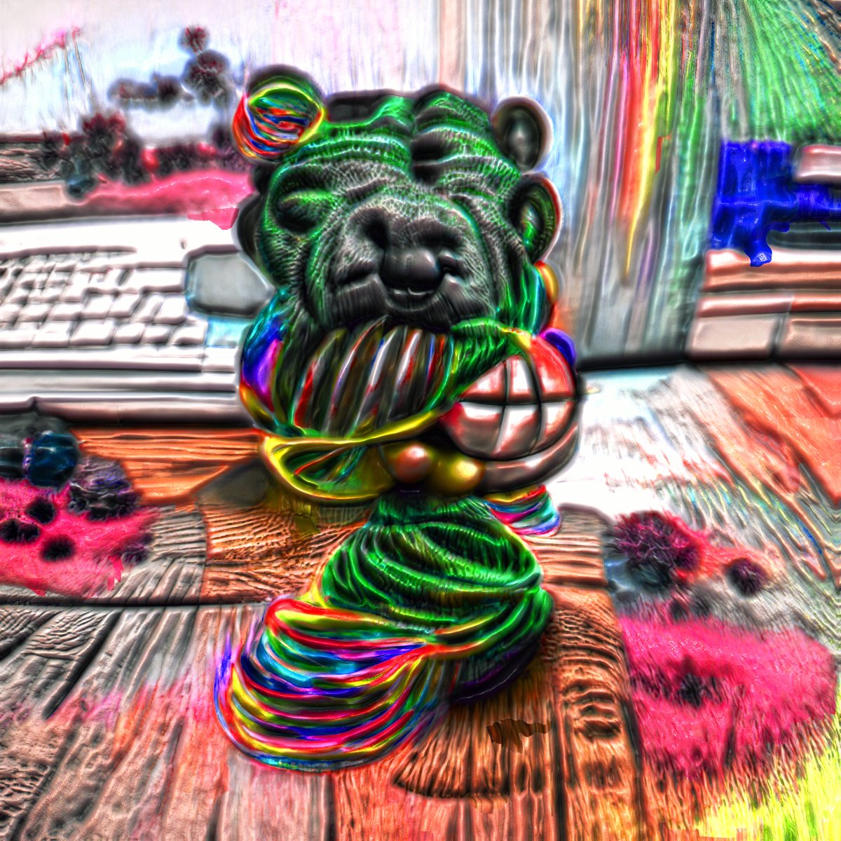 GummyLSD's tweet photo. LSDGB Transformer #8

4 QTY @ 0.5 XTZ

VQGAN+Clip / PSD Mixed LSD Gummy Bear Transformer

🌈🌈LINKS AND TAGS IN COMMENTS🌈🌈 https://t.co/5We4r3cLls