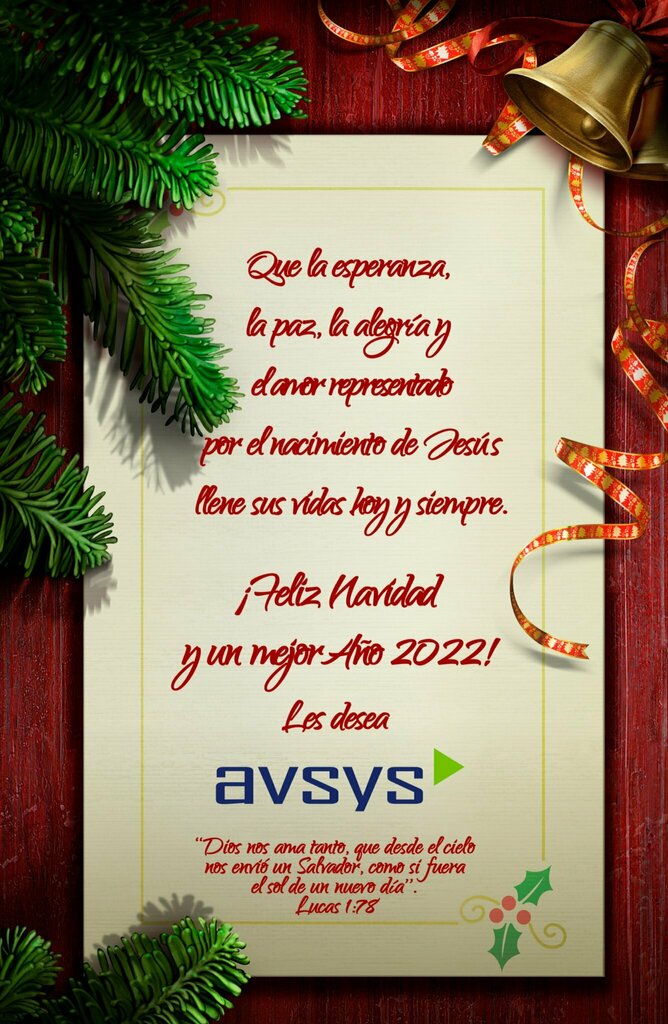 avsysperu's tweet photo. ¡Feliz Navidad y todo lo mejor para el año 2022! Que la luz de Jesús ilumine sus hogares hoy y siempre, son nuestros mejores deseos, ¡un abrazo fraterno! https://t.co/feuGXKtNM4