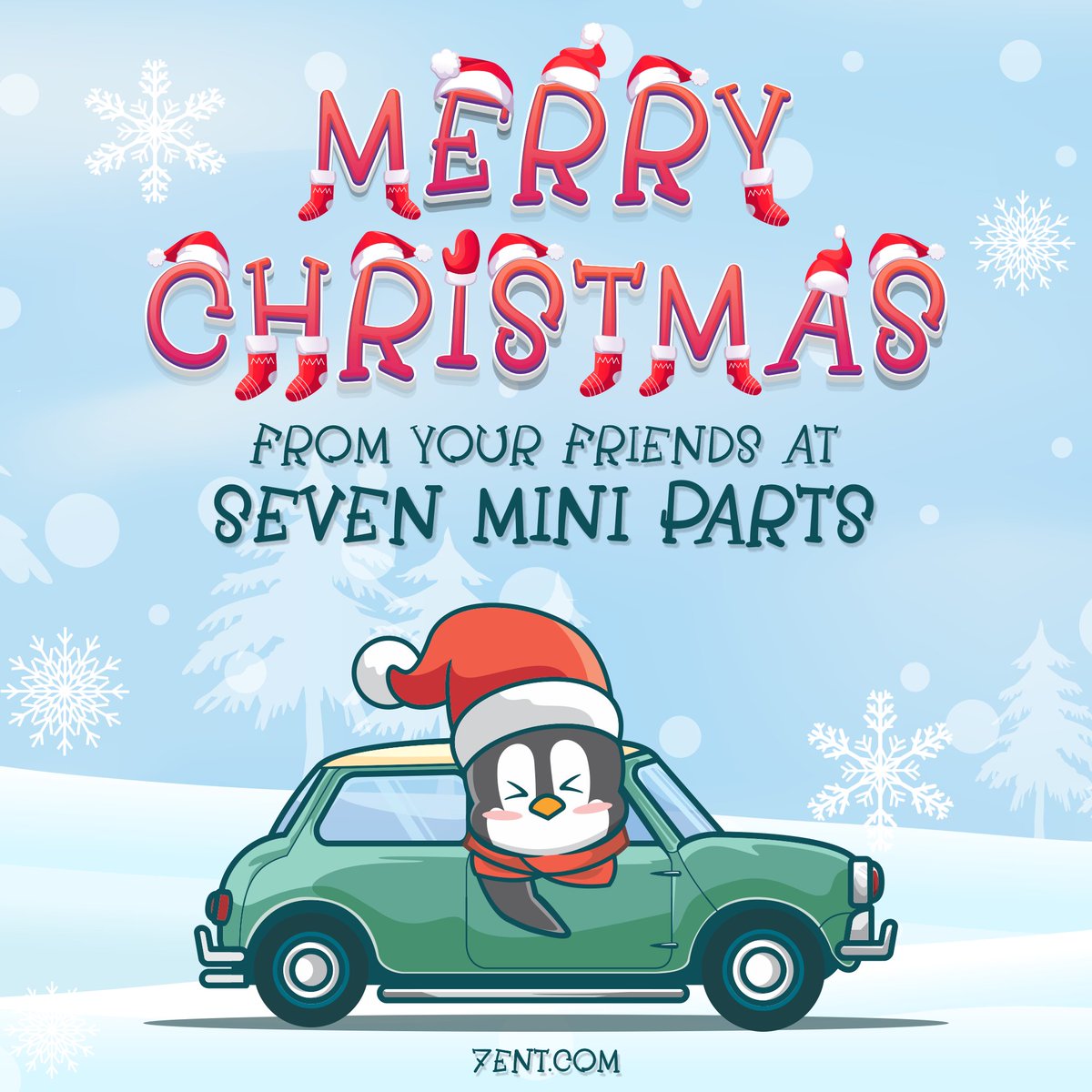 SevenMiniParts's tweet photo. Wishing you and yours a Merry Christmas and a safe and a happy holiday season, from your friends at Seven Mini Parts!
#SevenMiniParts #classicmini #classicminis #austinmini #austinminicooper #classicminicooper #minimoke #austinamerica #mini #minis https://t.co/byf9lZrSkD
