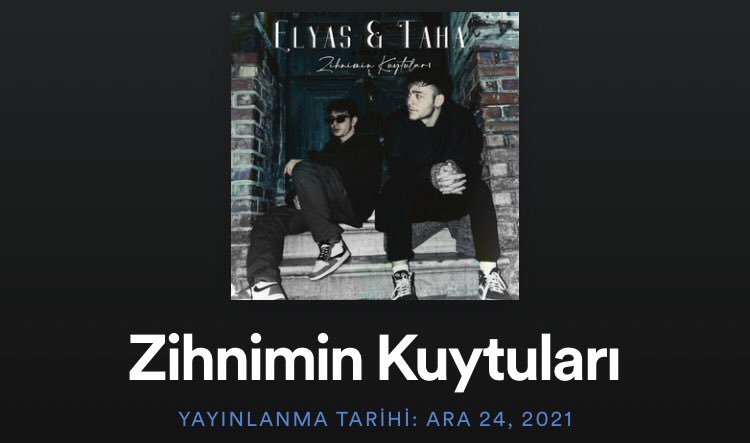 Bu gece 00:00 "Zihnimin Kuytuları"
Spotify'da sizlerle 🙏🏻