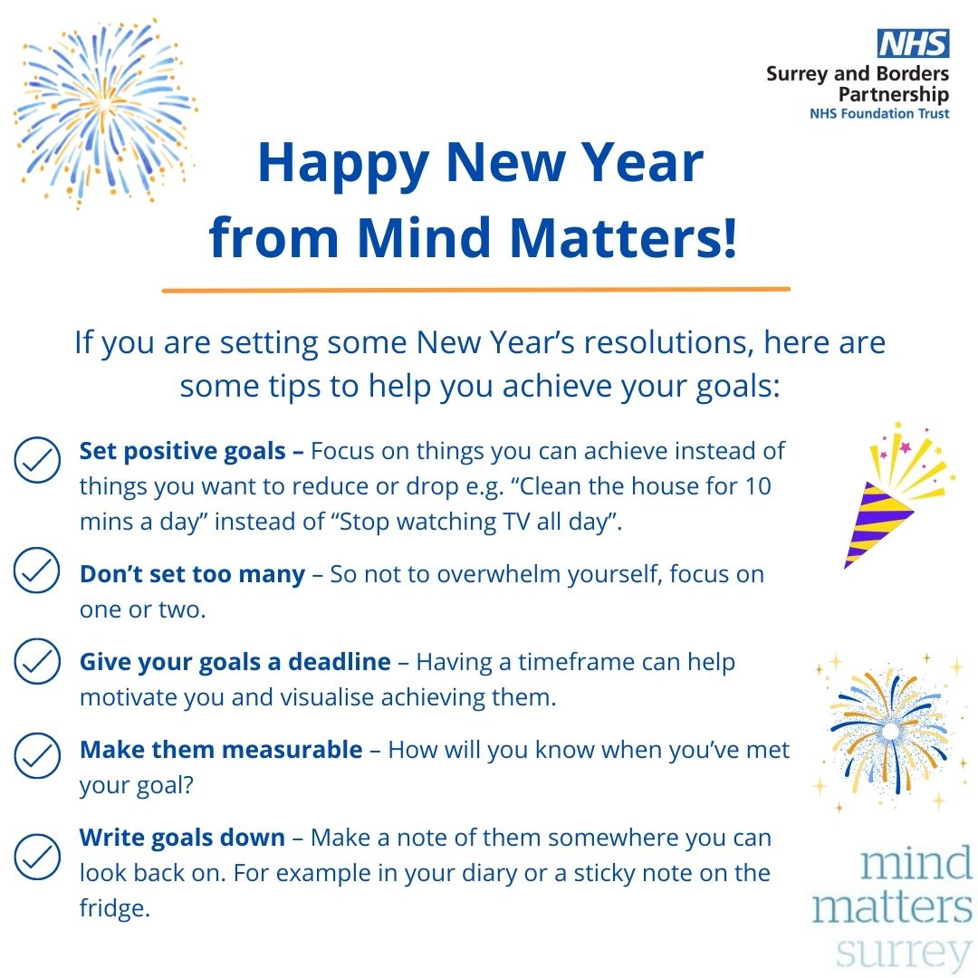 Mind Matters Surrey NHS tweet media