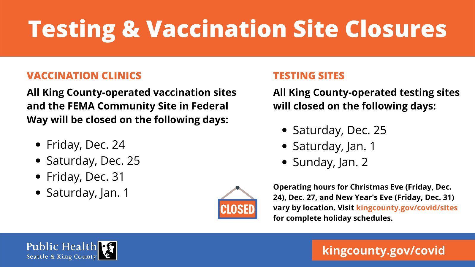 King County Wa Covid Update 2021