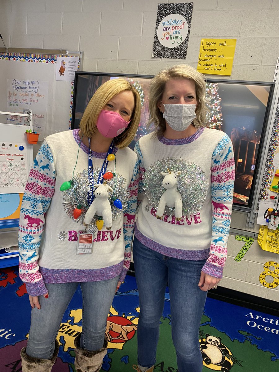 misscomboAP's tweet photo. Check out Mrs. Colby and Mrs. Howard!🦄 @colbytlhill @hello4th https://t.co/4lrkAklAB9