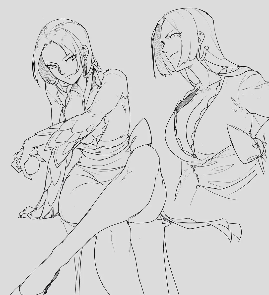 Boa sketches~
.
#ONEPIECE 