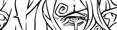 redrawing demon zoro to accompany these luff + snaj tat comms :3c