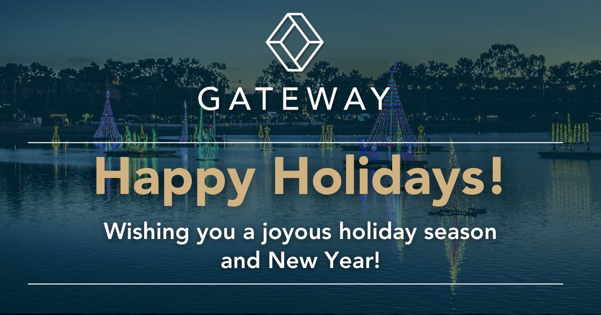 The Gateway team wishes you a merry holiday season and a happy New Year!