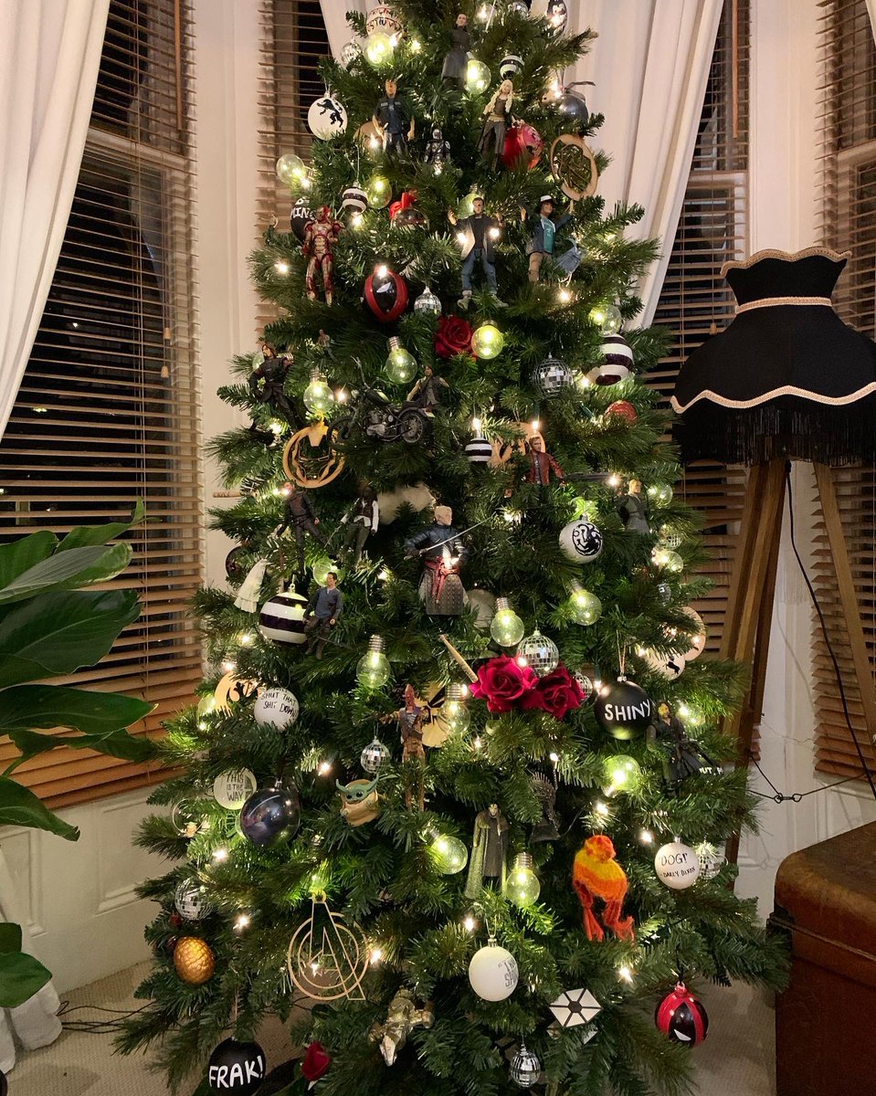 Findmein398's tweet photo. A day may come when I choose to decorate my tree in a traditional and pretty way… but it is not this day.
#geekmas #geektree #angel https://t.co/A7FkerNnlG