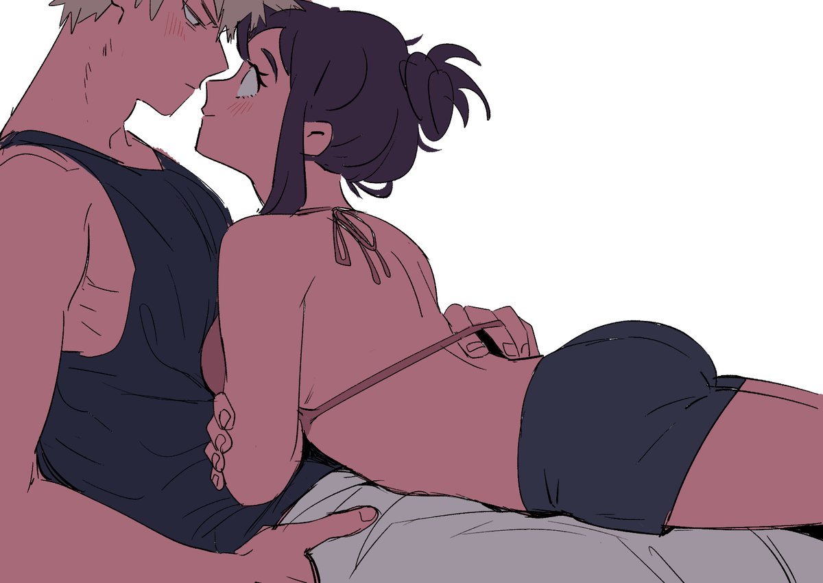 harububa's tweet photo. flirting #kacchako 💥🍵 https://t.co/dqvIVnQSHg