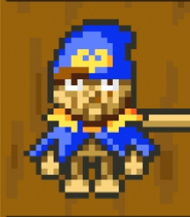 KingToshin's tweet photo. I just realized Geno's sprite from Superstar Saga has his mouth off to the side. Smug little fella eh? 😏 https://t.co/axnAMW6Lh3