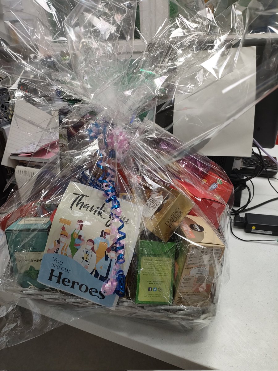 A gift from the UCKG to Custom House staff to say thank you to all the nurses and staff for all their hard work.