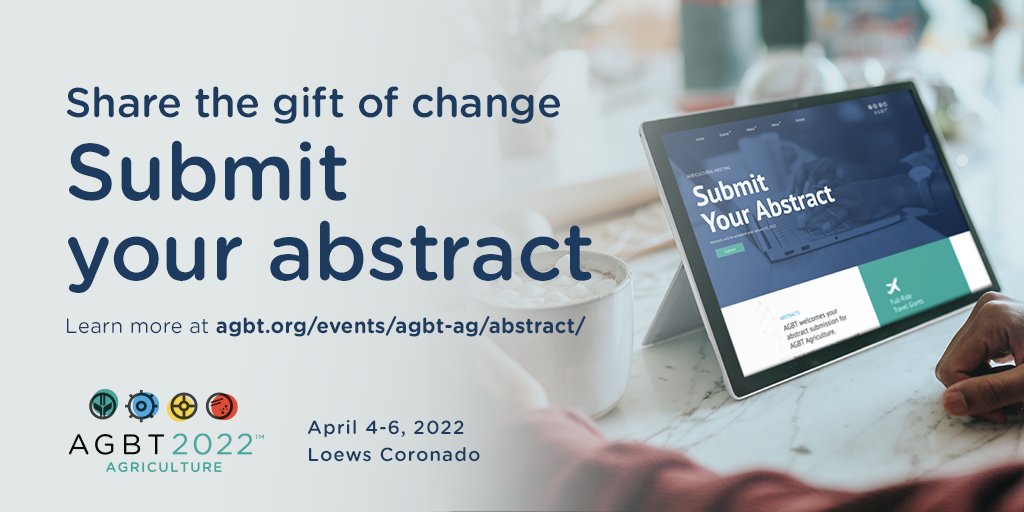 agbt's tweet photo. 'Tis the season of giving, we invite you to submit your abstract to share the gift of change. 🎁

In return, we are offering 10 full-ride #scholarships to scientists who submit abstracts. Learn more here: https://t.co/bpq4dDNECB https://t.co/0X7klIYIiX