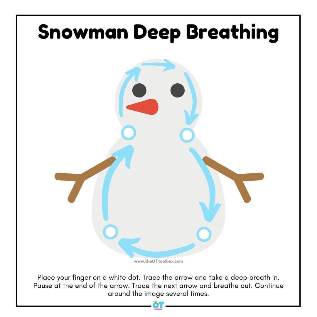 Take time to pause and breath ❄️⛄️ lovely share for little ones too!