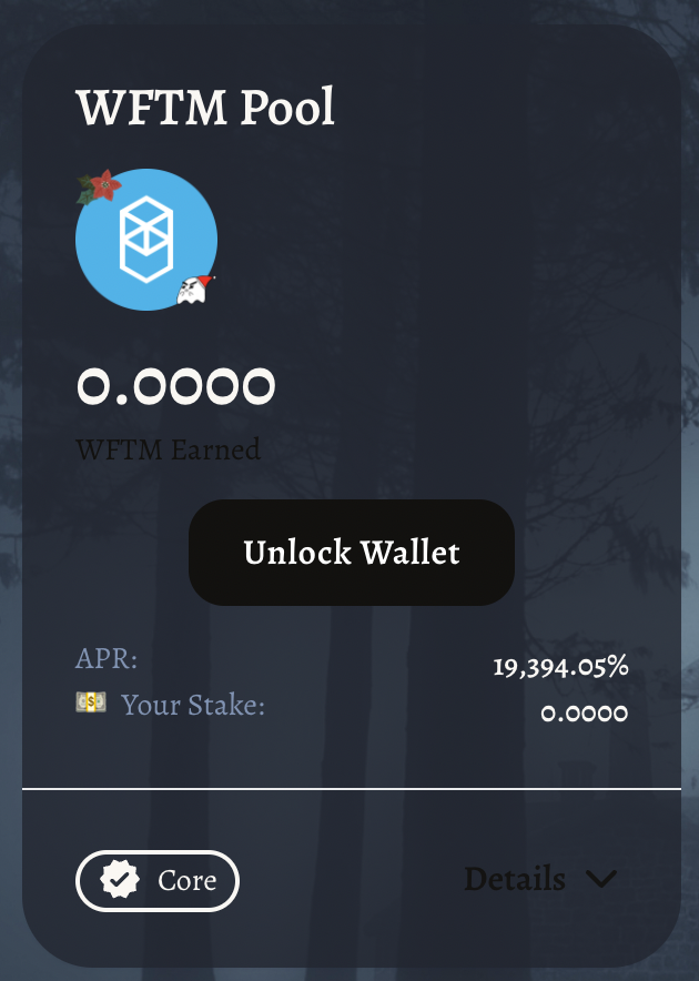 BooXmasPast's tweet photo. 🌲🎁 XMAS PAST DIVIDEND 🎁🌲

CRAZY 19k% APRs on $XPAST EARN $WFTM POOL!

#FTM #DeFi #YIELDFARMING #Fantom https://t.co/fsOUVDbGBO
