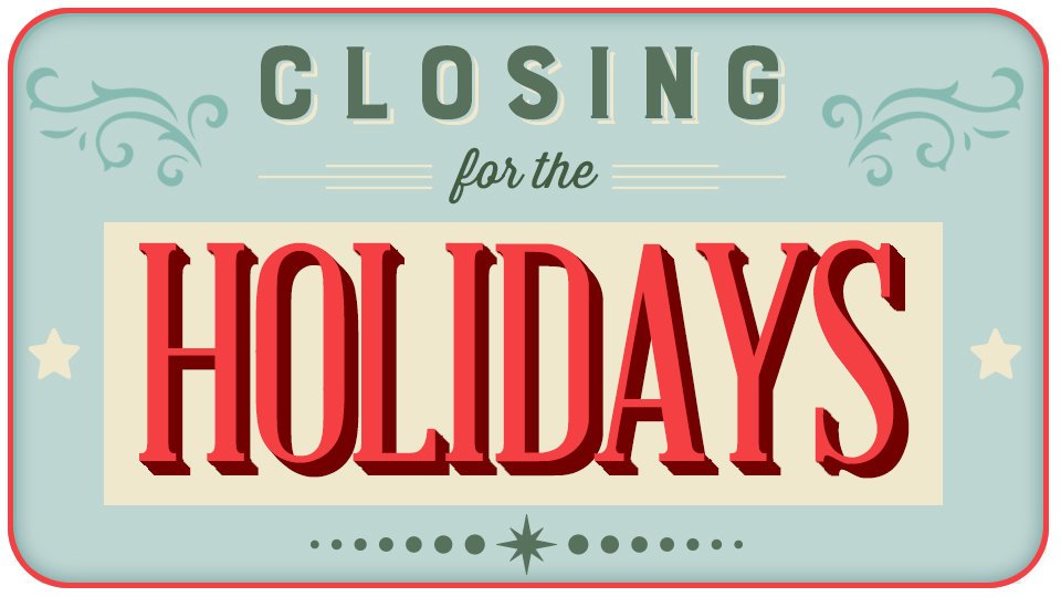envelopgroup's tweet photo. ALL Envelop offices will be closed Friday, December 24 and Monday, December 27.
Merry Christmas and Happy Holidays! https://t.co/V5QE0fVpF4