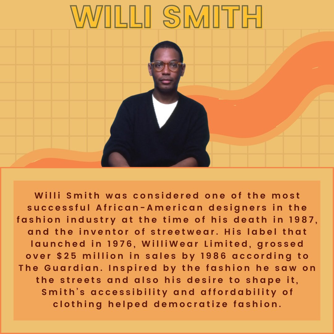 TandemEd's tweet image. To continue our Black Fashion Spotlight we have Willi Smith!

#blackfashion #fashionspotlight #blackcreatives #fashionhistory