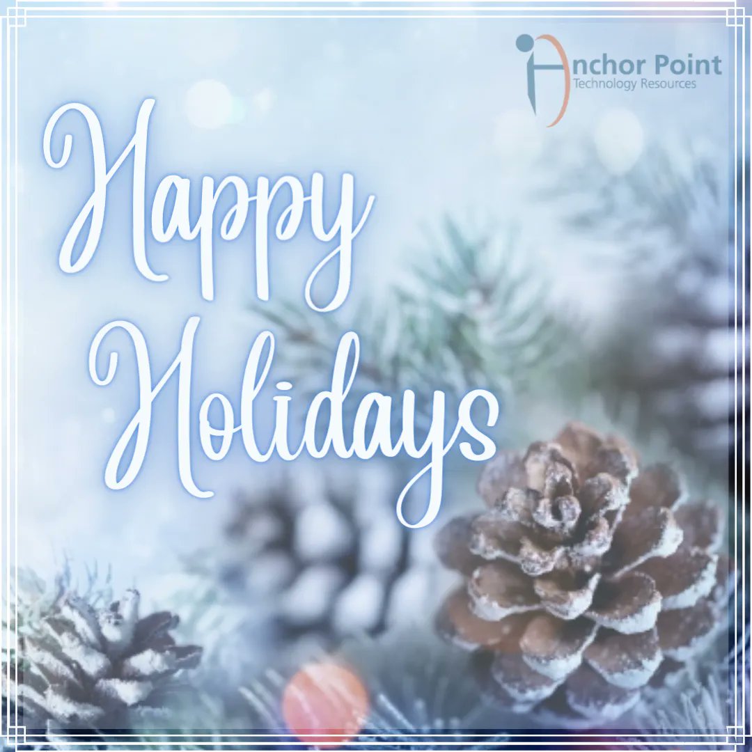 Happy Holidays everyone! May your weekend be filled with cherished moments.