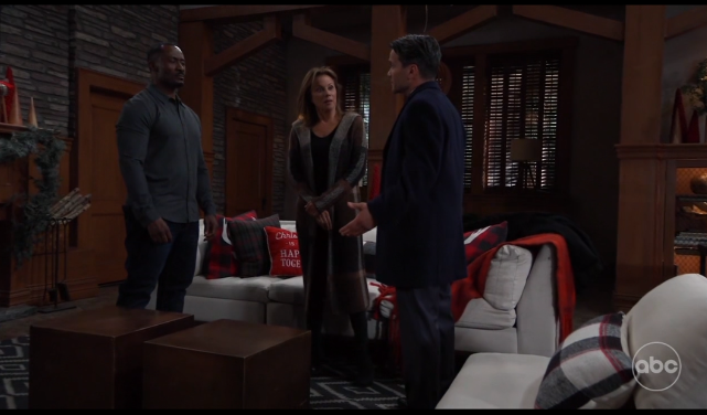antigonea's tweet photo. Why are they trying to make me want #Shalexis?! Dante's news is that Shawn is free & clear-Hayden's shooter's remains have been found in the Pine Barrens. Look at how pleased for him Alexis is! Nik came through but it ain't over, not by a long chalk. #GH #ShawnButler #AlexisDavis https://t.co/aJ2gnoM31u