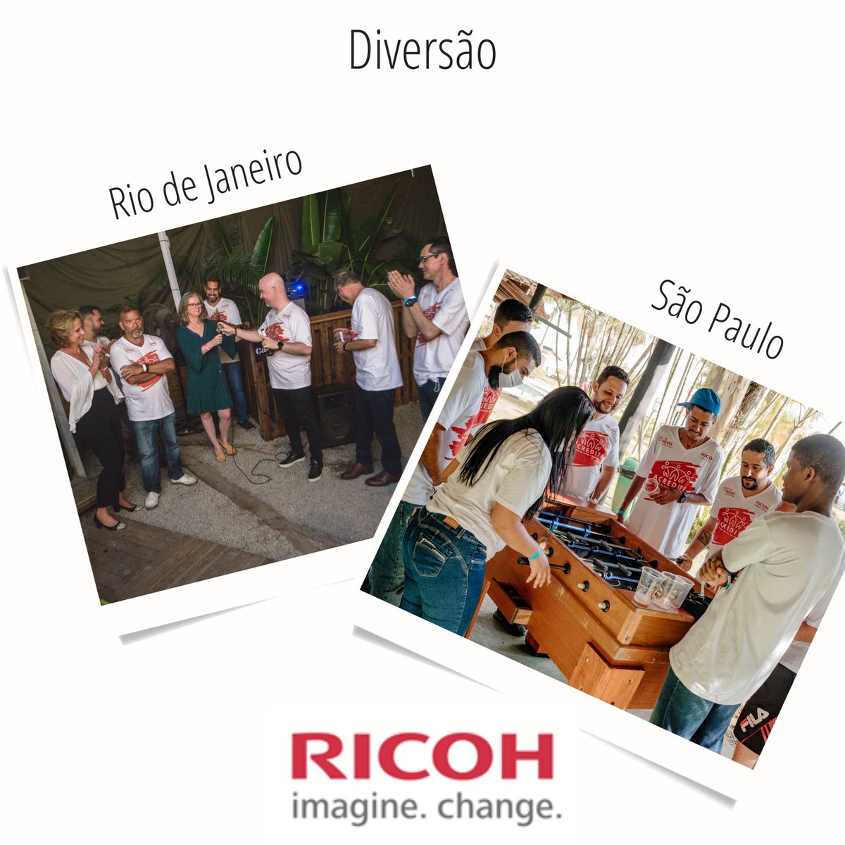 Ricoh_Brasil's tweet photo. Na semana passada pudemos celebrar juntos!

Nos reunimos em São Paulo e no Rio de Janeiro, onde pudemos nos rever pessoalmente.

Todos juntos, vacinados, comemoramos o fim de um ano de muito trabalho deste time sensacional #RicohBrasil.

Desejamos a todos um extraordinário 2022! https://t.co/N9quWcrnFs
