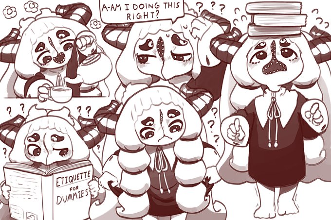 Mist training herself in etiquette 